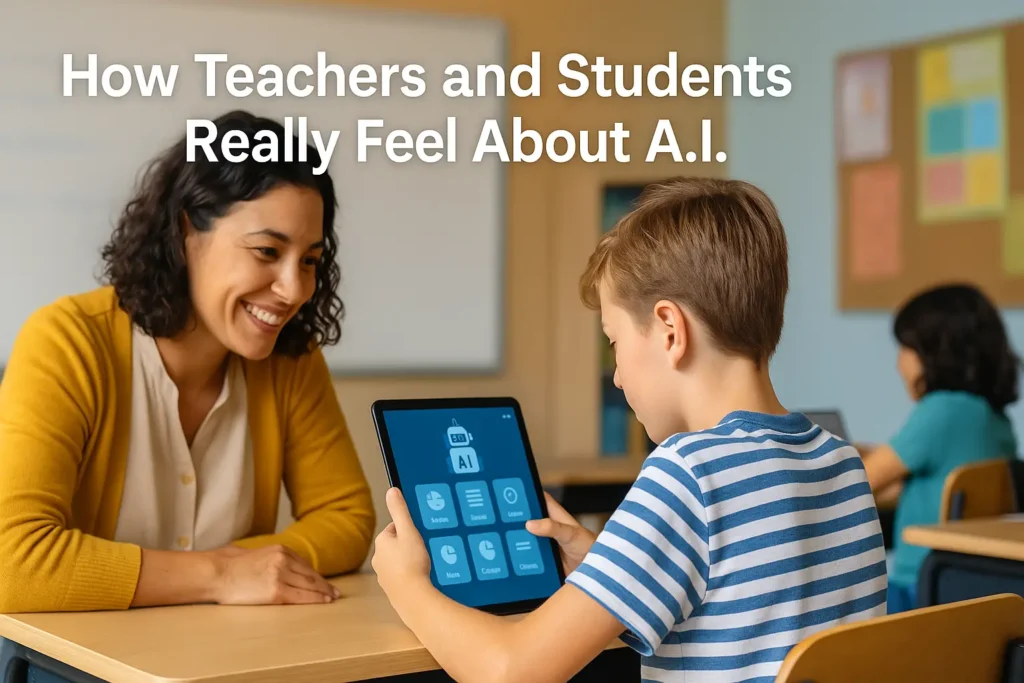 How Teachers and Students Feel About A.I. in the Classroom