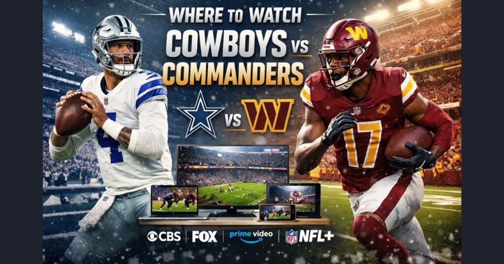 Where to Watch Dallas Cowboys vs Washington Commanders: Complete Viewing Guide for Fans