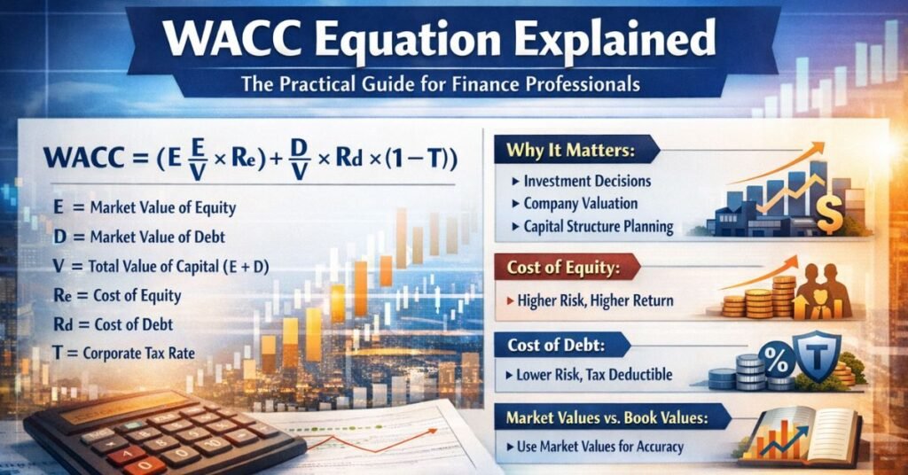 WACC Equation Explained: The Practical Guide Finance Professionals Actually Use