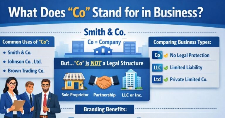What Does Co Stand for in Business? Meaning, Uses, Legal Structure & Practical Guide