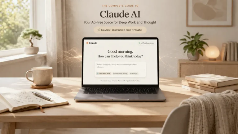 THE COMPLETE GUIDE TO Claude AI: Your Ad-Free Space for Deep Work and Thought